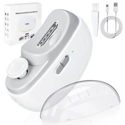 SquareBox's 2-in-1 Automatic Electric Nail Cutter And Polishing